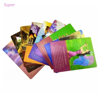 Super Daily Guidance from Your Angels Oracle Cards Party Board Game Divination Fate 44 Cards Deck Tarot