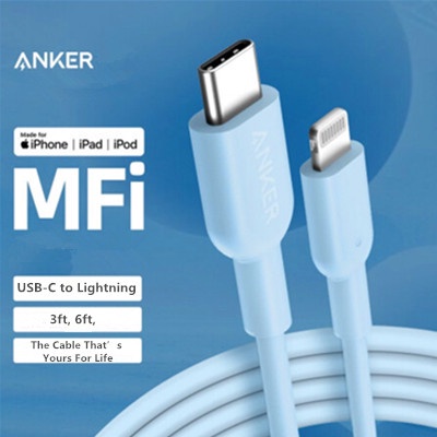 Anker 321 สายเคเบิ้ล USB-C เป็น Lightning 2022 (3 ฟุต 6 ฟุต)