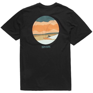 T-shirt  เสื้อยืดแขนสั้นลําลอง พิมพ์ลาย Rip Curl Surf Revival Pocket Tee แฟชั่นสําหรับผู้ชายS-5XL