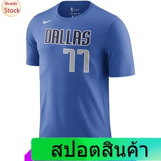 NIKEกัปปะเสื้อยืดลำลอง Nike Mens Luka Doncic Dallas Mavericks T-Shirt Jersey Name Number # 11 NIKE Popular T-shirts