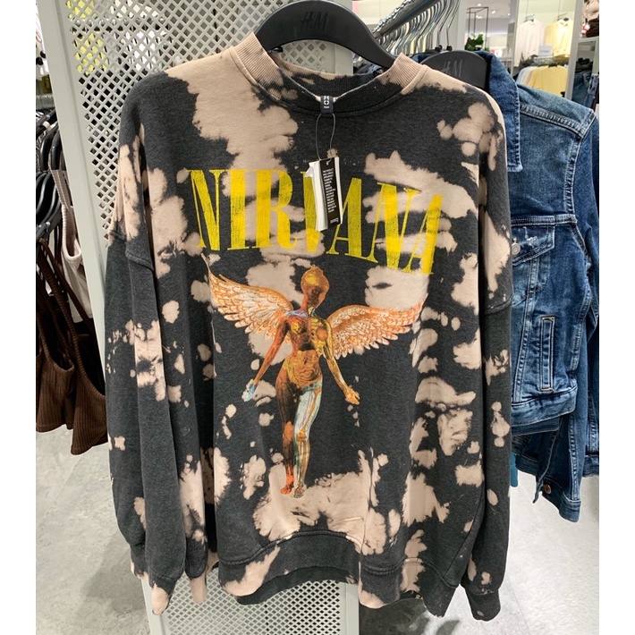 เสื้อสเวตเตอร์ Nirvana Ucla 50% Original Store H&M