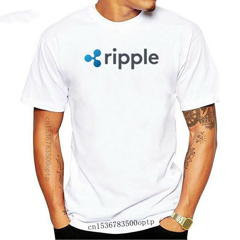 [พร้อมส่ง] เสื้อยืดคอกลม พิมพ์ลายโลโก้ Ripple Xrp Crypto สีขาว แฟชั่นใหม่ สําหรับผู้ชาย 2020