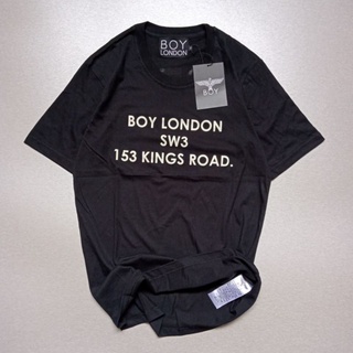 T-shirt  เสื้อยืด พิมพ์ลายโลโก้ Boy London Kings RoadLogo พรีเมี่ยม สําหรับเด็กผู้ชายS-5XL