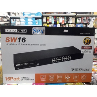 Hub Lan 16 port( SW16) Toto Link 10/100 รับประกัน 1 ปี