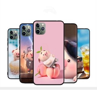 H-38 เคสโทรศัพท์มือถือ ซิลิโคนนุ่ม ลายการ์ตูนหมูน่ารัก สําหรับ Realme Narzo 20 50I X2 9 30A XT 8 8I Plus Pro