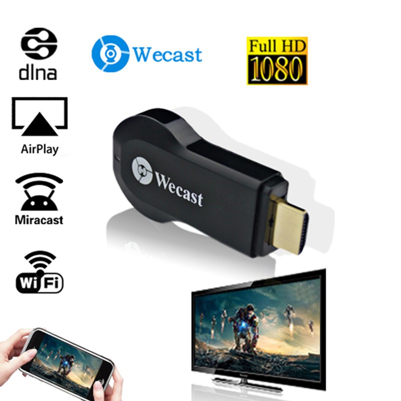 WECAST HDMI Dongle Wifi Display Receiver 'C2'(WECAST) HDMI 1.4; micro usb port for power supply