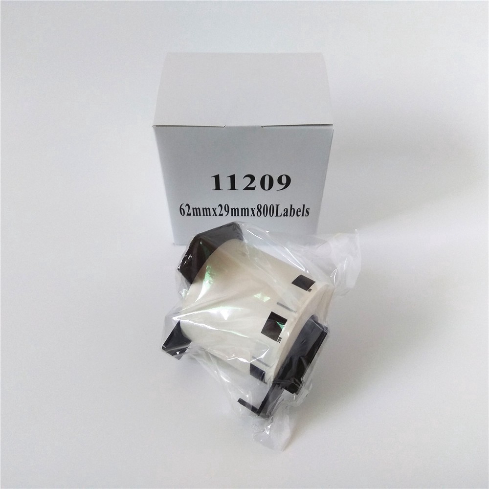 2 x Rolls Brother DK 11209 ป้ายที่รองรับสําหรับ QL-700 800 810W 820NWB 1050 1060N 1100 1110NWB