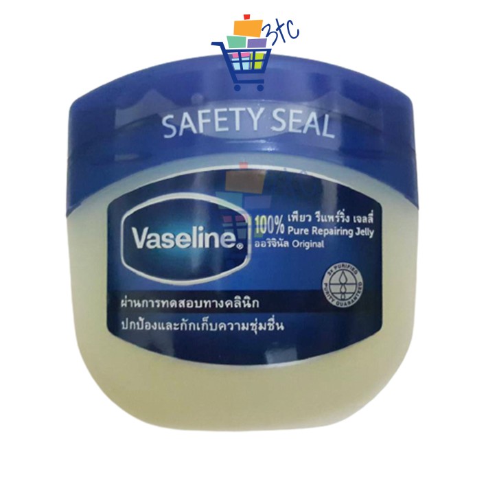 💢ส่งด่วน💢วาสลีนปิโตรเจล 250 มล Vaseline Pure Petroleum Jelly  สีผึ้ง ลิปบาล์ม ลดริ้วรอย กันอึฉี่กัด ผิวนุ่ม UNILEVER 3tc