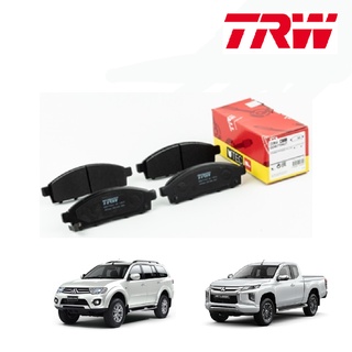 TRW ผ้าเบรกหน้า Mitsubishi Triton ปี 2003-2020 Pajerosport ปี 2008-2014 มิตซูบิชิ ไทรทัน ปาเจโร่สปอร์ต ดิสเบรก