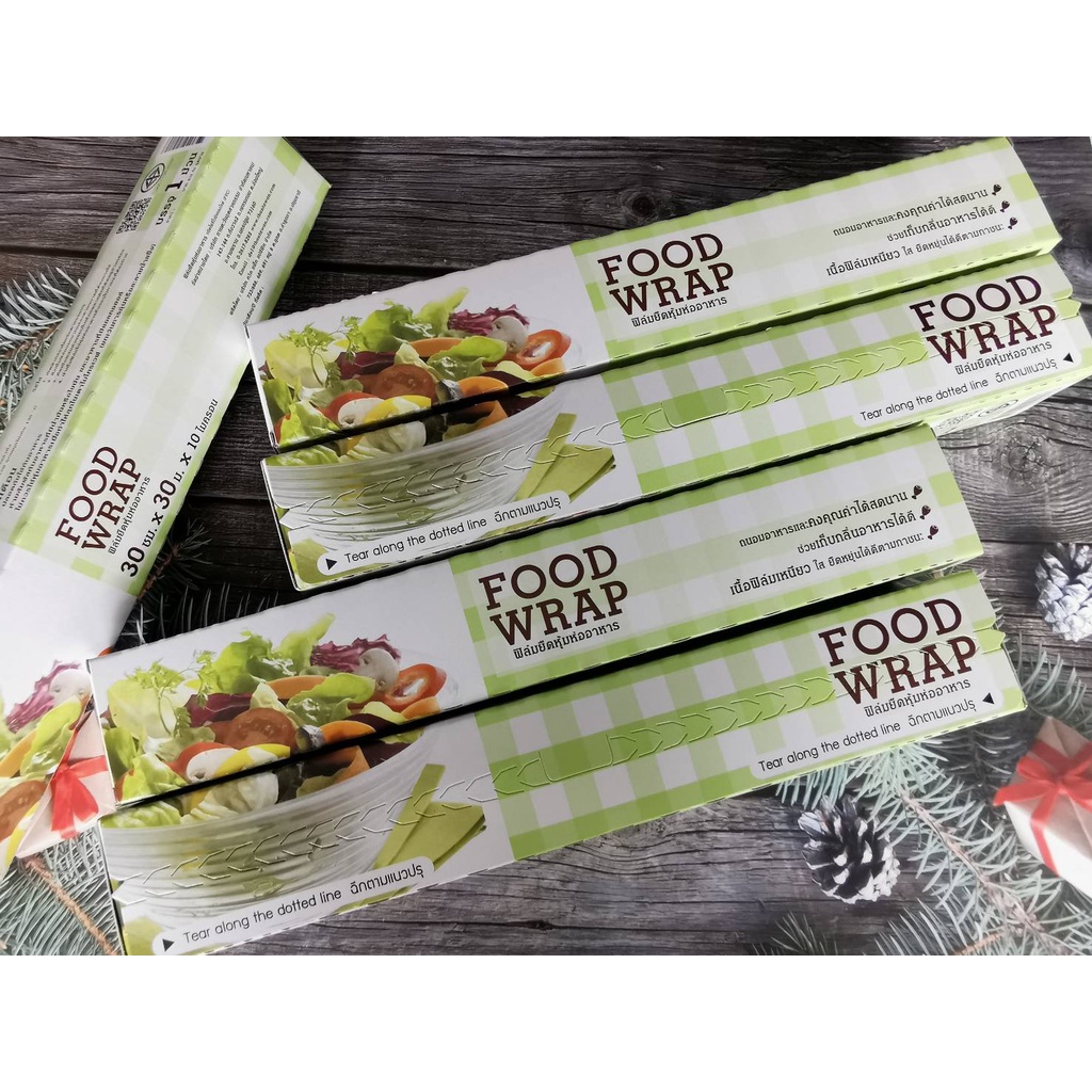 แรปห่ออาหาร ฟิล์มห่ออาหาร ฟิล์มถนอมอาหาร wrapอาหาร แลปห่ออาหาร ถนอมอาหาร Food Wrap ฟิล์มยืดหุ้มอาหาร