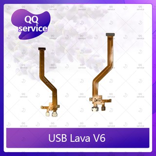 USB Ais Lava V6 อะไหล่สายแพรตูดชาร์จ แพรก้นชาร์จ Charging Connector Port Flex Cable（ได้1ชิ้นค่ะ)  QQ service