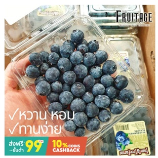 TOP-1บลูเบอรี่นำเข้า Blueberry (4แพค) (USA/NZL/Peru/Chile) ~ลดพิเศษ~ Premium ที่สุดของบลูเบอร์รี่ บลูเบอรี่สด บลูเบอร์รี