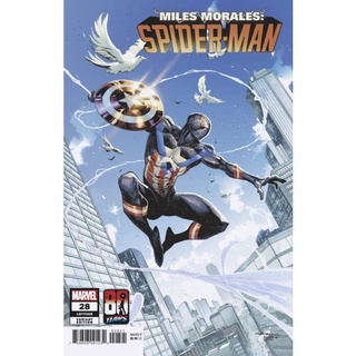 หนังสือการ์ตูน MILES MORALES SPIDER-MAN 28 COELLO CAPTAIN AMERICA รุ่นที่ 80