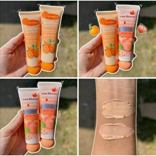 🍊🍑BB Cream Kiss Beauty SPF45 PA+++ กลิ่นส้ม และ พีช