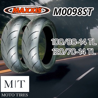 MAXXIS M0098ST TL ขอบ14 :100/80-14,120/70-14 ยางรถมอเตอร์ไซค์ PCX-NEW