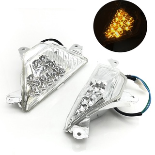 ไฟเลี้ยว LED ด้านหน้า อุปกรณ์เสริม สําหรับรถจักรยานยนต์ Kawasaki Ninja 250 300 400 650 1000 ZX-6R ZX6R ZX636 Z1000SX Ninja400 Ninja650 Z 1000 SX 2018 2019 2020 2021