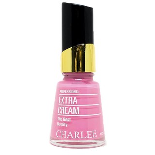 Charlee Nail Polish ยาทาเล็บชาลี 15 ml. สีชมพูพาสเทล