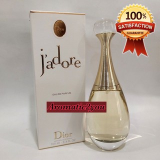 💃Aromati2you💃น้ำหอมผู้หญิง จาดอ Dior Jadore  EDP  100ml. (กล่องไม่ซีล) แบรนด์แท้ จัดส่งฟรี