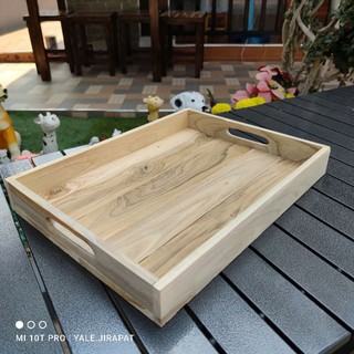 ถาดไม้​ กระบะไม้​ ลังไม้​ ถาดเบนโตะ​ 30​ x 40 x 5