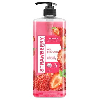 Free Delivery Watsons Strawberry Scented Gel Bath 1000ml. Cash on delivery