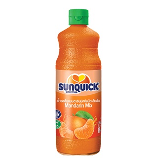 Sunquick น้ำส้มแมนดารินมิกซ์ชนิดเข้มข้น ตราซันควิก ขนาด 840 มล.