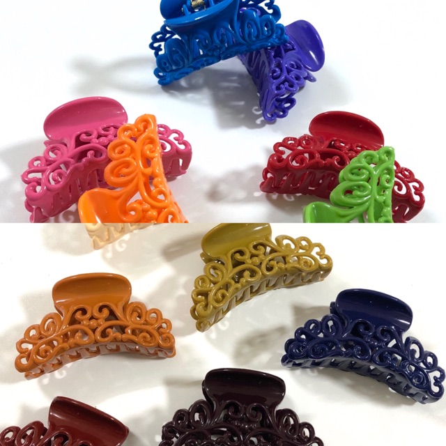 กิ๊บหนีบผม ลายไทย No.24 ( 6 ชิ้น / แพค ) Hair Claw Hair Clip
