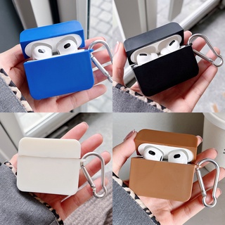 สแควร์สีทึบฝาครอบป้องกัน compatible AirPods 3 สำหรับ compatible AirPods (3rd) กรณี 2021 ใหม่ compatible AirPods3 หูฟังเคสป้องกัน 3rd กรณี compatible AirPodsPro กรณี compatible AirPods2gen กรณี