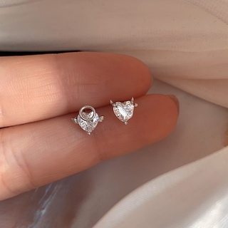 Mi.amorte ♡ ต่างหูก้านเงินแท้ S925 ♡⁣angle and devil heart