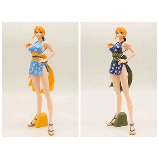 โมเดลฟิกเกอร์ One Piece Wano Kimono Nami A/B สไตล์กระพริบ สําหรับตกแต่ง❤