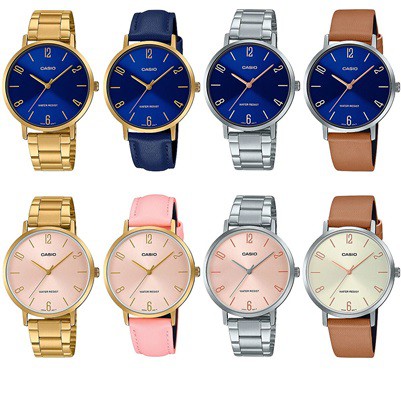 Casio สำหรับผู้หญิง ประกันCMG LTP-VT01,LTP-VT01D-2B2,LTP-VT01D-4B2,LTP-VT01G-2B,LTP-VT01G,LTP-VT01L