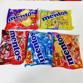 ลูกอมเมนทอส 100 เม็ด mentos mints ลูกอมเด็ก