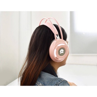 Oker Headset x99 แจ๊ค 3.5” มีดำ  ชมพู งานดี เสียงดีๆสวยมากๆ มีไฟที่หูครอบสวยเลยย+พร้อมไมค์ EMNq