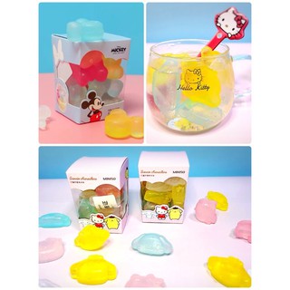 Ice Cubes ก้อนน้ำแข็งแบบใช้ซ้ำได้ ก้อนน้ำแข็งคิตตี้ Hello kitty  Disney ก้อนน้ำแข็งน่ารัก น้ำแข็งปะคบ แม่พิมพ์น้ำแข็ง