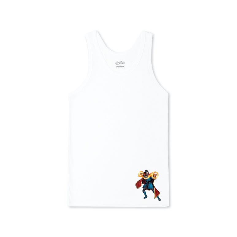 เสื้อกล้ามเด็กผู้ชาย Carsonkids ลาย Avenger แพ็ค 1 ตัว (KTTRHE16007WH)