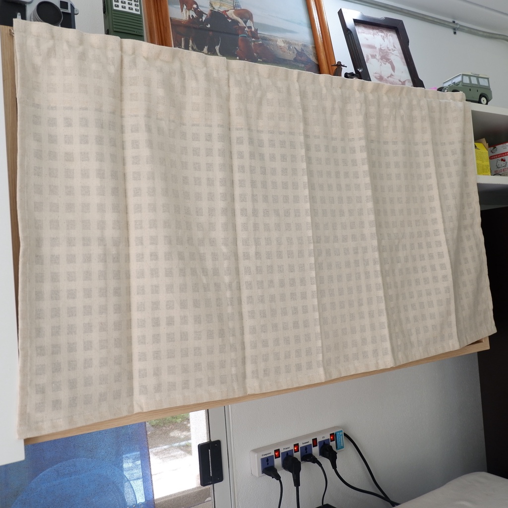 แนะนำ ผ้าม่าน ผ้าม่านผ้าฝ้ายตารางสีเบจ มินิมอลสไตล์ ราคาพิเศษ มีเก็บเงินปลายทาง