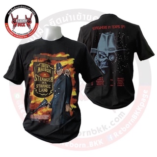 เสื้อวง Iron Maiden ลิขสิทธิ์แท้100% ลาย Stranger In A Strange Land (มีสกรีนหลัง)