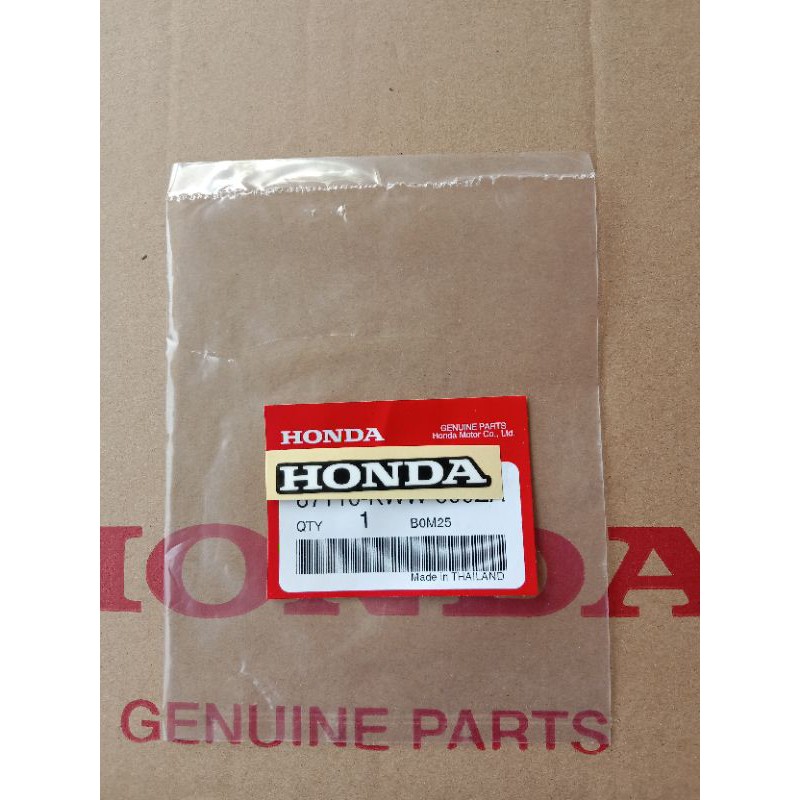 สติ๊กเกอร์แท้(87110-KWW-600ZA) สีขาวพื้นดำ ติดบังโคลนหลังเวฟ110i,เวฟ125i,ทุกรุ่น และรุ่นอื่นๆ1ชิ้น - รูปที่ 3