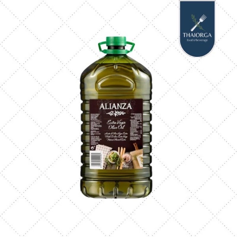 อลิเอนซา น้ำมันมะกอกบริสุทธิ์ จากสเปน 5 ลิตร - Alianza Extra Virgin Olive Oil from Spain 5 L