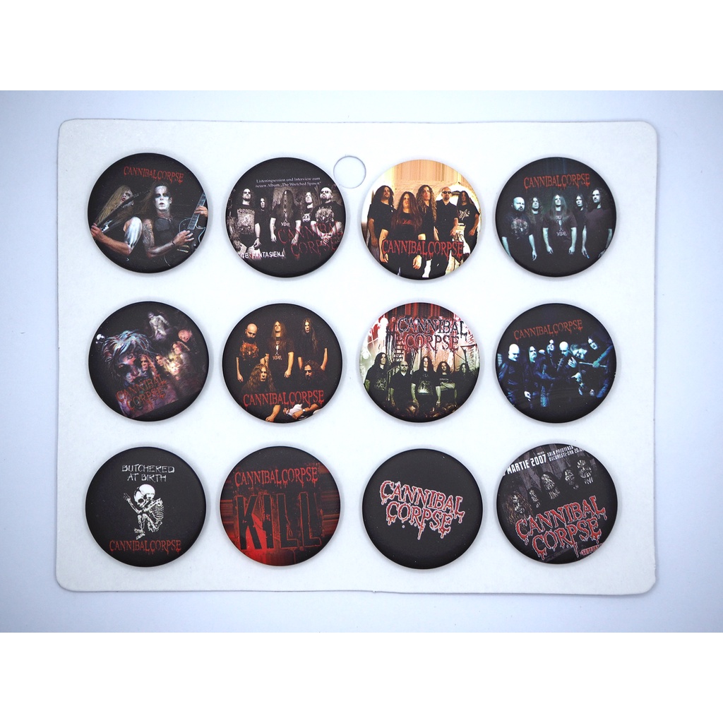 เข็มกลัด Cannibal Corpse คานิบอล คอพ คอร์พส์ (Badge Set)