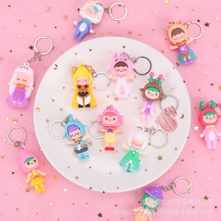 พวงกุญแจตุ๊กตา ซิลิโคน การ์ตูน น่ารัก Keychain ห้อยกระเป๋า