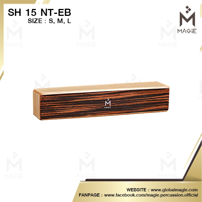 Magie Long Shaker Percussion รุ่น SH15S NT เชกเกอร์ยาว เชกเกอร์ ไม้ หลายขนาด เครื่องดนตรี เครื่องเคาะจังหวะ พกพา เดินทาง - รูปที่ 6
