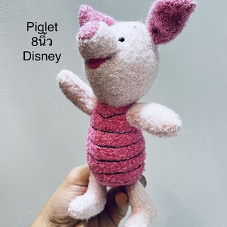 #ตุ๊กตา #พิกเร็ท #เพื่อน #หมีพูห์ 8นิ้ว #ป้าย #ดิสนีย์ Disney #หายาก #Piglet by #Winnie #the #Pooh พิกเลต พิกเล็ต