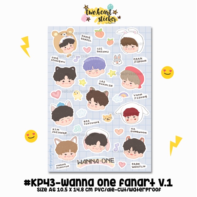 Wannaone fanart Sticker
