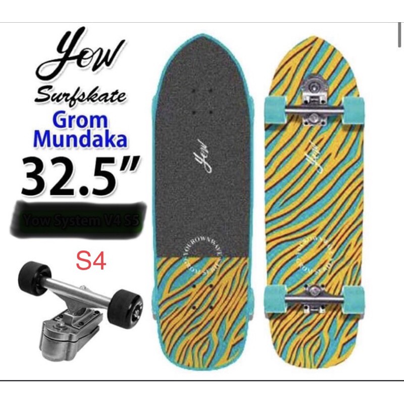 พร้อมส่ง!!! New!! YOW surfskate Grom Mundaka 32.5” เซิร์ฟสเก็ต