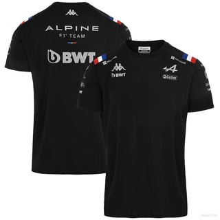 เสื้อยืดแขนสั้นลําลอง พิมพ์ลายทีม Alpine F1 พลัสไซซ์ สําหรับผู้ชาย และผู้หญิง 2022