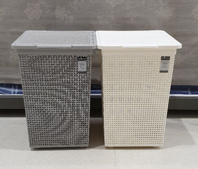 ตะกร้าผ้า ตะกร้าทรงเหลี่ยมสูง DKW มี 2 ขนาด