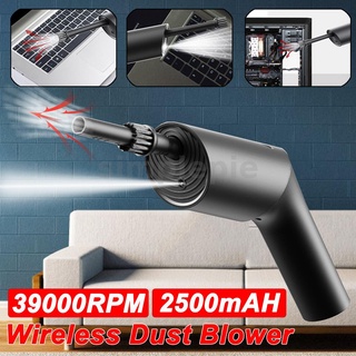 【ขายดี】เครื่องเป่าฝุ่นไร้สาย 39000rpm แบบพกพา พร้อมไฟ LED