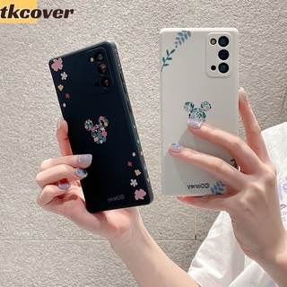 เคสโทรศัพท์มือถือ ซิลิโคน ลายการ์ตูนมิกกี้ มินนี่เมาส์ เรียบง่าย สําหรับ Samsung S22 S21 S20 Ultra S10 Plus S21 S20 FE Note 20 Ultra 10 10 Plus M32 M42