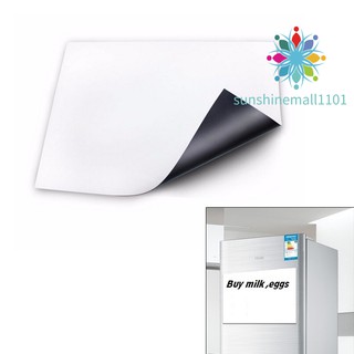 Flexible Size A3 Magnetic Whiteboard Fridge Kitchen Home Office Reminder Magnet Dry-erase Board Whit