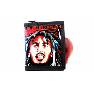 สินค้าราสต้า Wallet Vinyl Red Picture กระเป๋าเงินบ็อบสุดเท่ห์ STRONG PVC WALLET BOB MARLEY